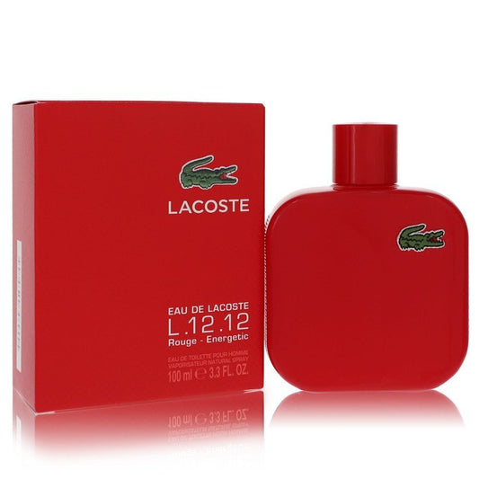 Lacoste Eau De Lacoste L.12.12 Rouge by Lacoste Eau De Toilette Spray 3.3 oz (Men)