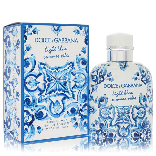 Light Blue Summer Vibes by Dolce &amp; Gabbana Eau De Toilette Spray 4.2 oz (Men)
